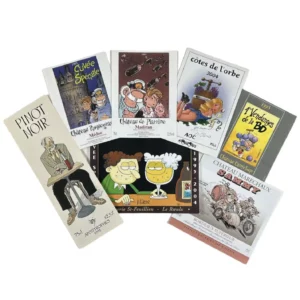 Etiquettes Bande Dessinée (Alcool, Bières, Vins...)