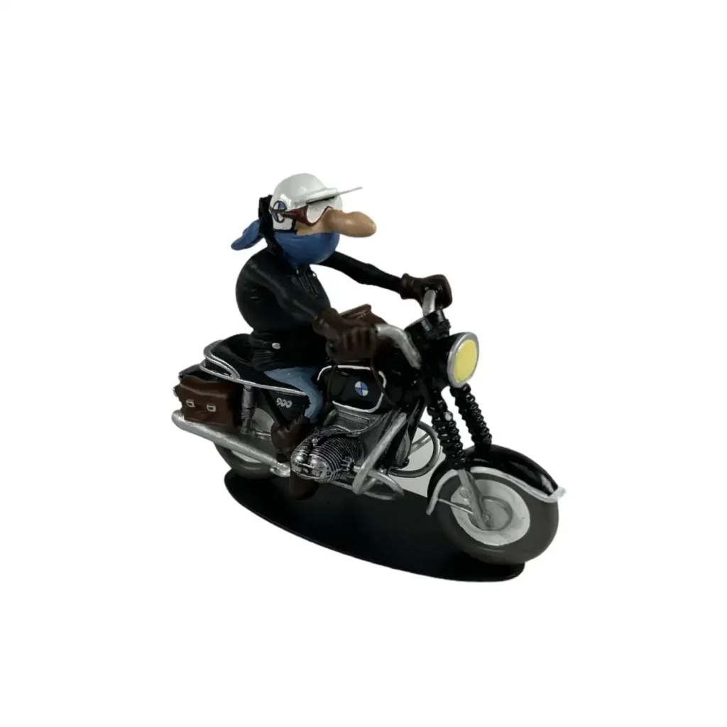 Joe Bar Team, Figurine en résine, Raoul Toujourd sur sa BMW R 90/6