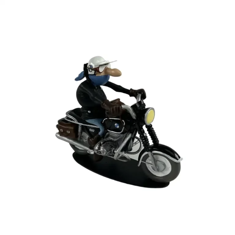 Joe Bar Team, Figurine en résine, Raoul Toujourd sur sa BMW R 90/6