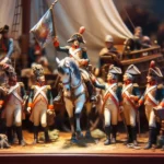 Figurines Miniatures en métal Napoléons et ses soldats