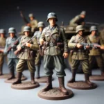 Figurines Miniatures en métal de la Seconde Guerre Mondiale