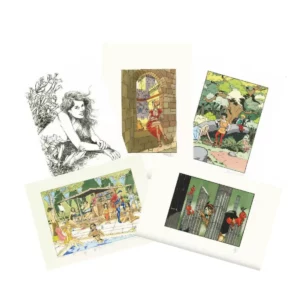 Lithographies en noir et blanc et en couleurs de Bandes Dessinées
