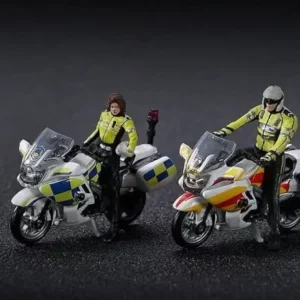 Miniatures Motos Sécurité et Secours, modèles réduits de différentes époques