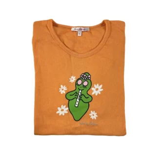T-shirt Femme Barbapapa Flûte manches courtes orange : taille S