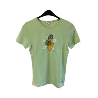 T-shirt Femme Barbapapa Livre manches courtes vert : taille XS