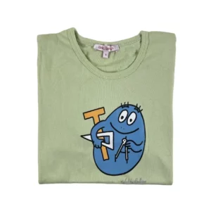 T-shirt Femme Barbapapa Outils manches courtes vert : taille S