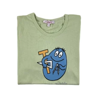 T-shirt Femme Barbapapa Outils manches courtes vert : taille S