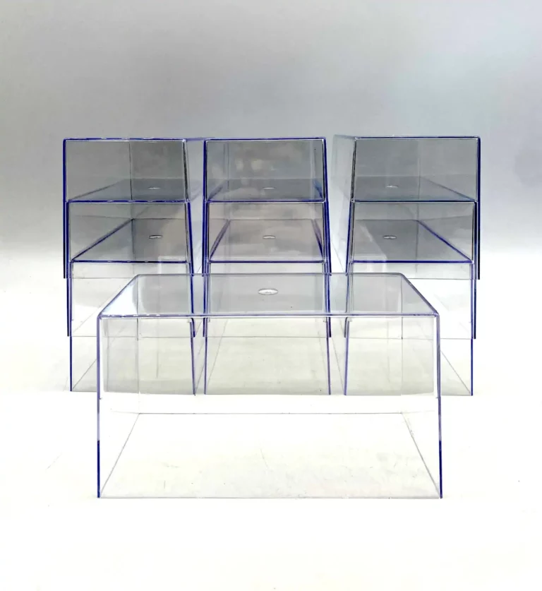 boîtes plexi 1/43 sans socle noir lot 10
