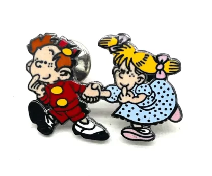 Pin's Petit Spirou avec Suzette