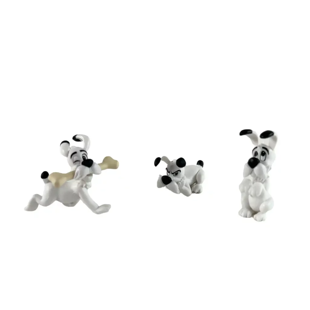 Astérix et Obélix : Figurine en plastique : Set de 3 figurines Idéfix Boite N°1 Attakus (2016)