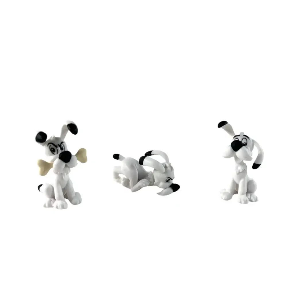 Astérix et Obélix : Figurine en plastique : Set de 3 figurines Idéfix Boite N°2 Attakus (2016)