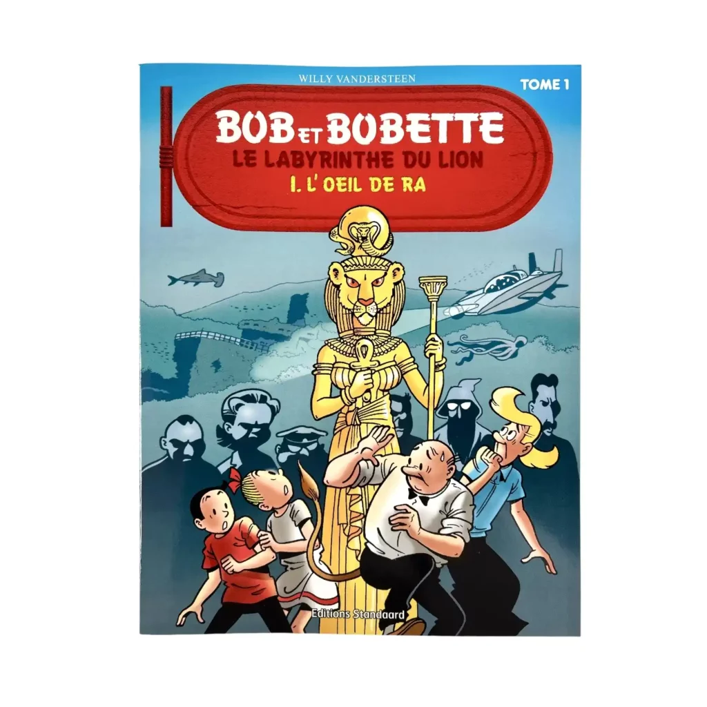 Bob et Bobette, Vandersteen, Album publicitaire offerts par Delhaize, Le labyrinthe du Lion , T1 L’oeil de Ra