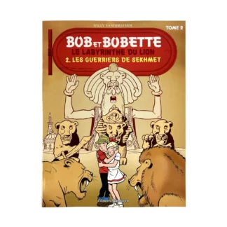 Bob et Bobette, Vandersteen, Album publicitaire offerts par Delhaize, Le labyrinthe du Lion , T2 Les guérriers de Sekhmet