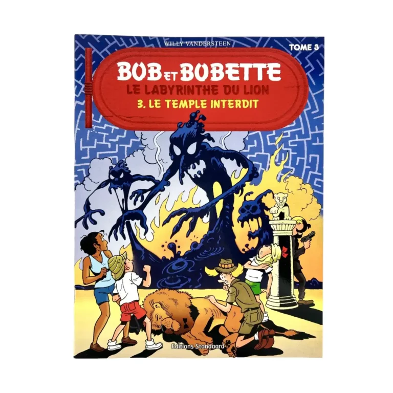 Bob et Bobette, Vandersteen, Album publicitaire offerts par Delhaize, Le labyrinthe du Lion , T3 Le Temple Interdit