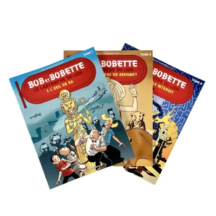 Bob et Bobette, Vandersteen, Assortiment de 3 albums publicitaires offerts par Delhaize, Le labyrinthe du Lion