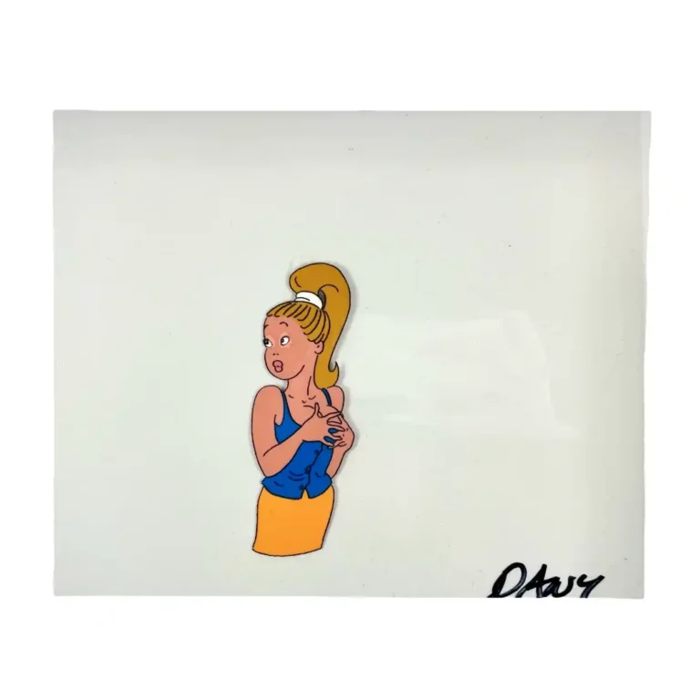Dany : Cello original réalisé pour un dessin animé : Signé
