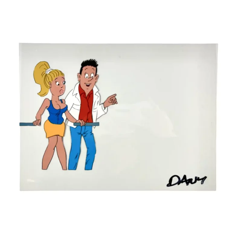 Dany : Cello original réalisé pour un dessin animé : Signé