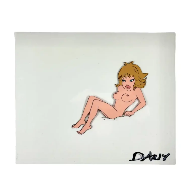 Dany : Cello original réalisé pour un dessin animé : Signé