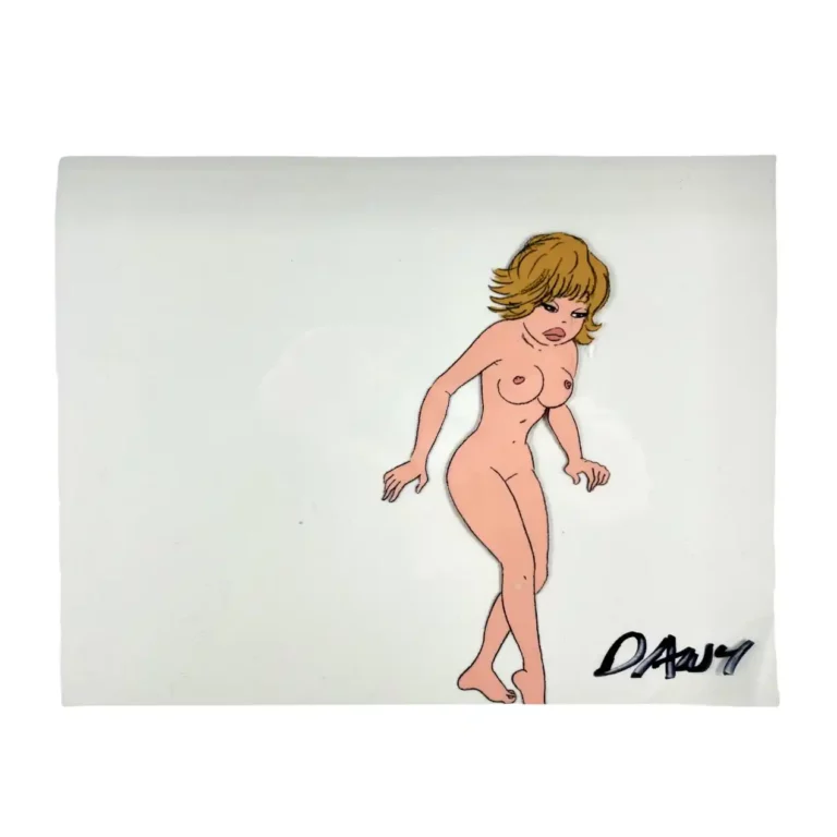 Dany : Cello original réalisé pour un dessin animé : Signé