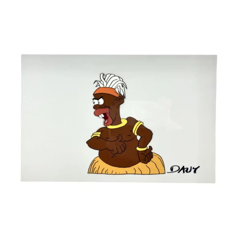 Dany : Cello original réalisé pour un dessin animé : Signé