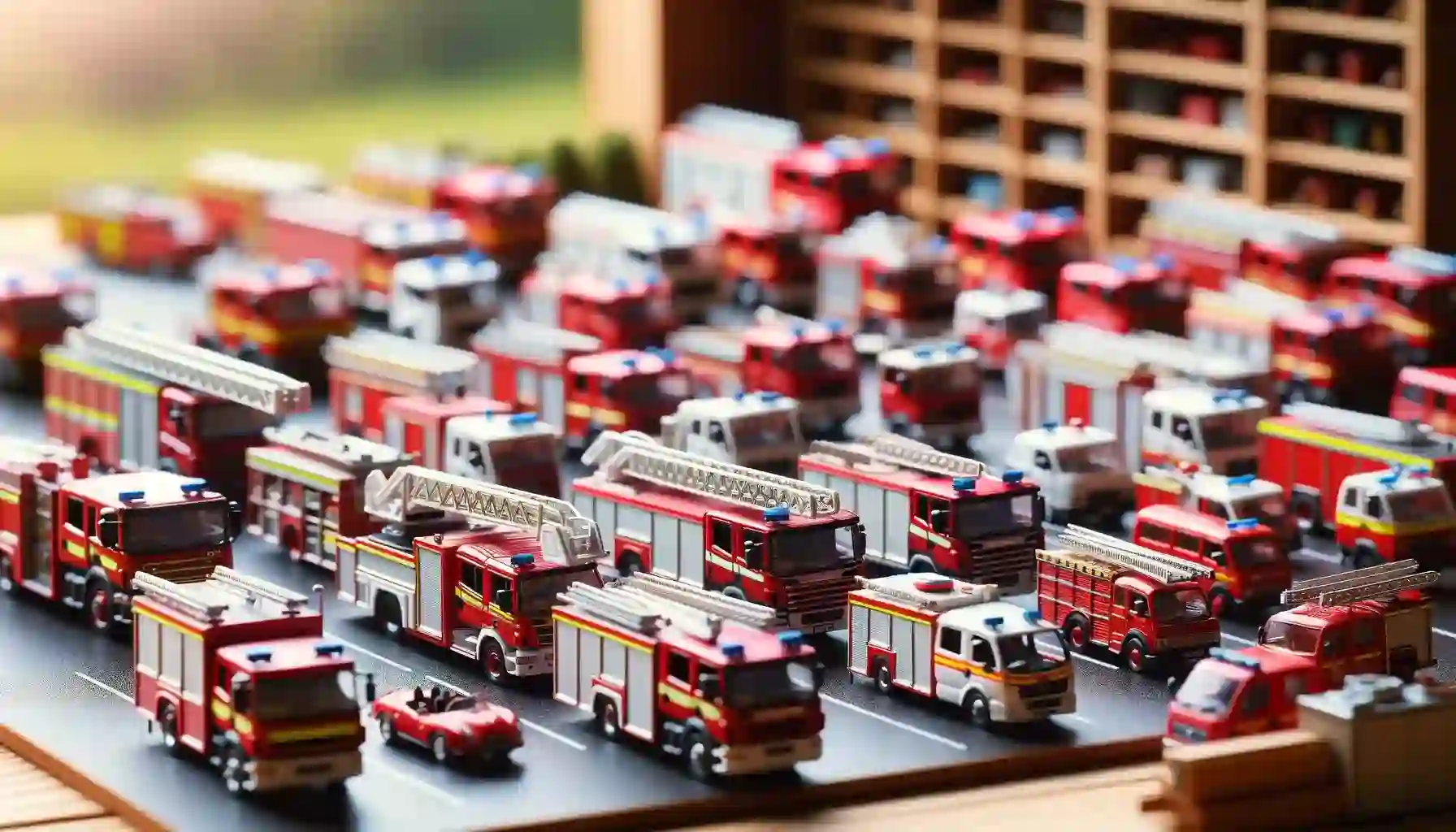 Camions de Pompiers Miniatures