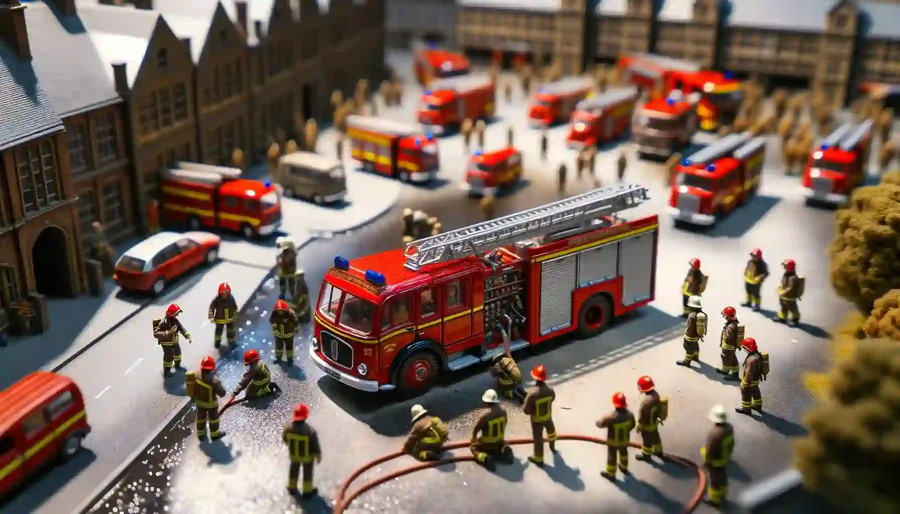 Figurines Pompiers Miniatures