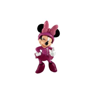 Disney Mickey Figurine en plastique Minnie pilote automobile
