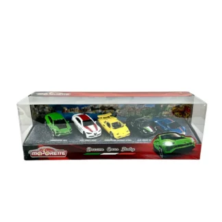 Dream Cars Italy Giftpack : Majorette Coffret 5 Véhicules: Voitures Miniatures 1/64