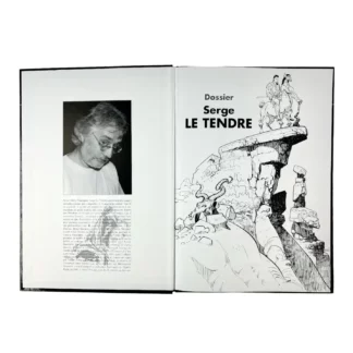 Le Tendre : DBD : Dossier contenant une monographie une interview une biographie et émaillé de croquis et dessins.