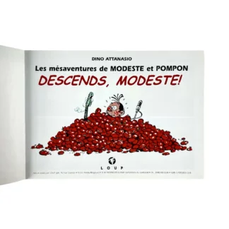Modeste et Pompom : Bd à prix mini : Descends Modeste par Dino Attanasio