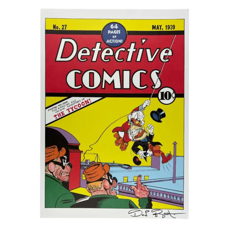 Picsou : Lithographie signée par Don Rosa : Detective Comics