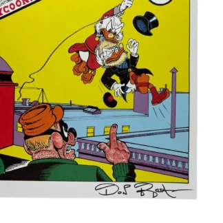 Picsou : Lithographie signée par Don Rosa : Detective Comics