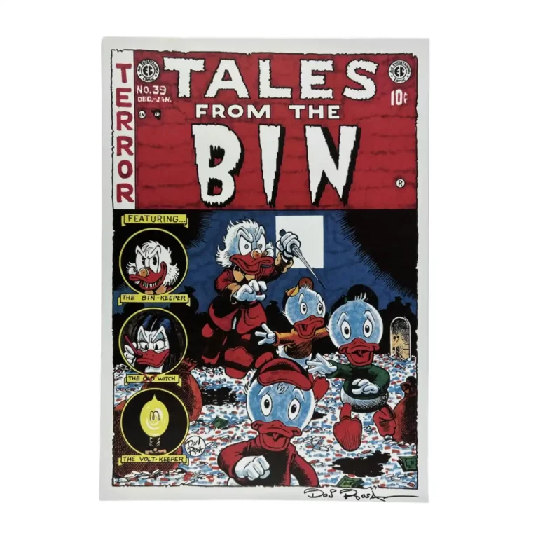 Picsou : Lithographie signée par Don Rosa : Tales from the Bin