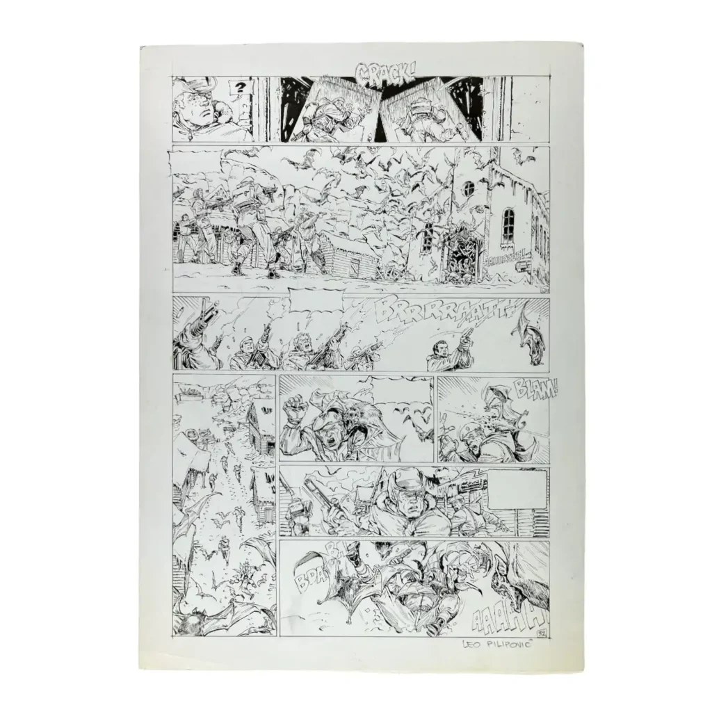 Planche originale de Léo Pilipovic (planche 32)