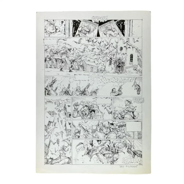 Planche originale de Léo Pilipovic (planche 32)