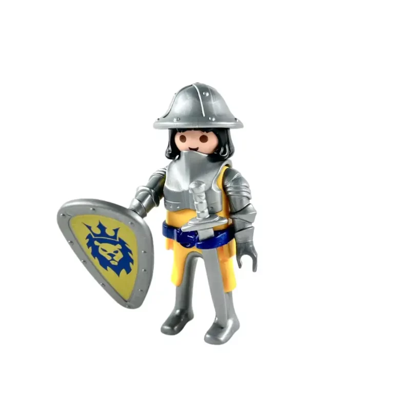 Playmobil : Set : Chevalier Jaune avec ses armes