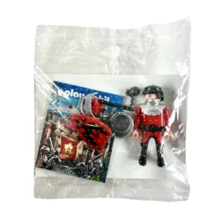 Playmobil : Set : Chevalier Rouge avec ses armes (Bouclier rouge)