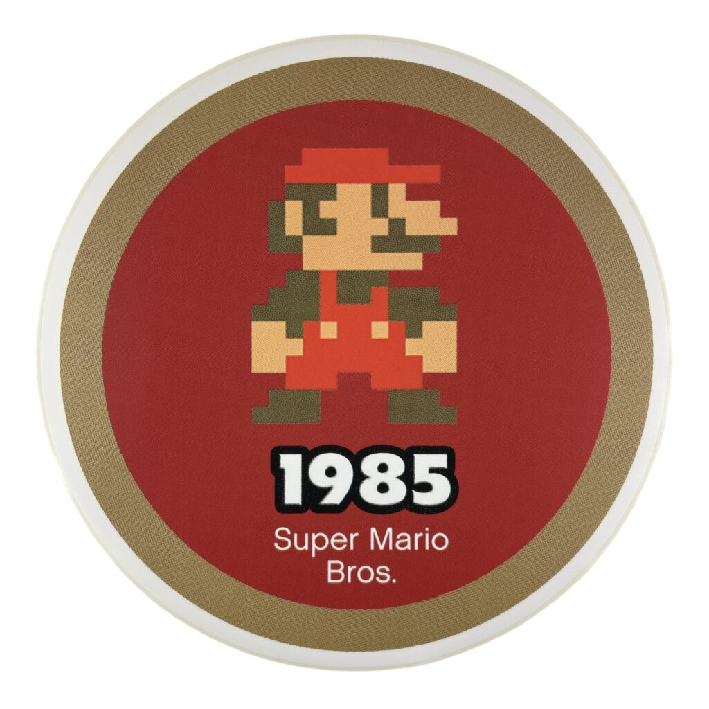 Super Mario Nintendo : 25TH Anniversary : Autocollant 1985
