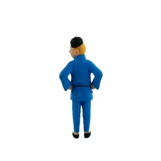 Tintin-en-costume-chinois-petite-figurine-plastique-a