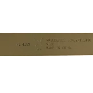 ceinture playboy dorée taille S