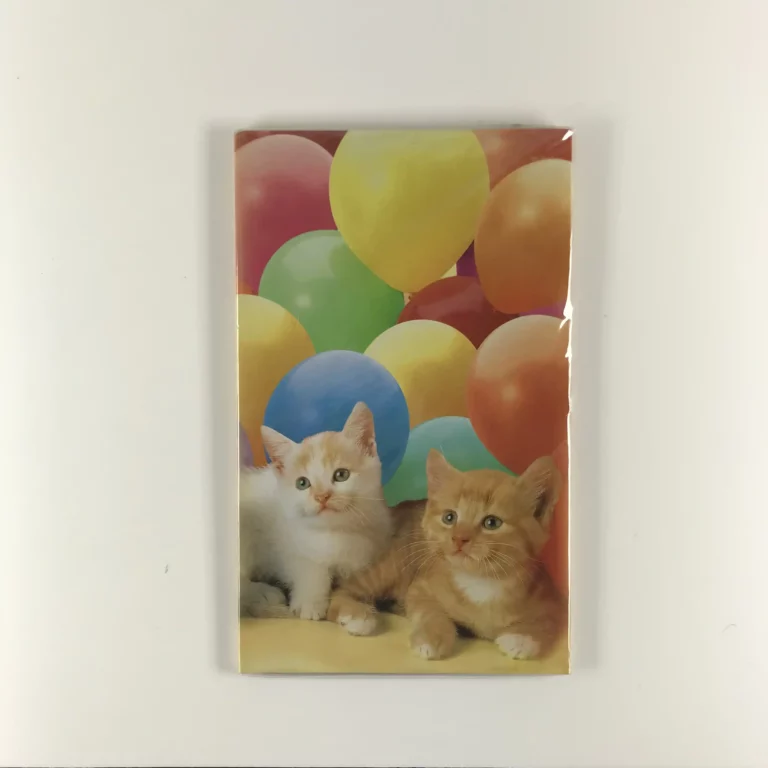 papier à lettre avec enveloppes motifs chatons et ballons