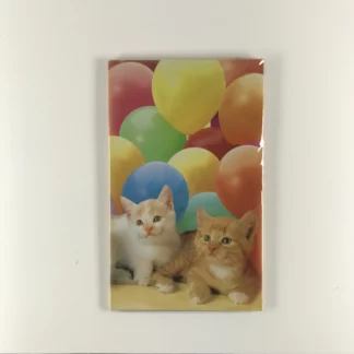 papier à lettre avec enveloppes motifs chatons et ballons
