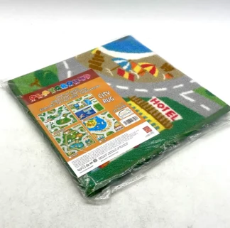 Tapis de jeux enfant Bord de plage avec routes pour petites voitures