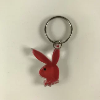 Playboy : Porte-clés pvc rouge