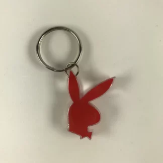 Playboy : Porte-clés pvc rouge