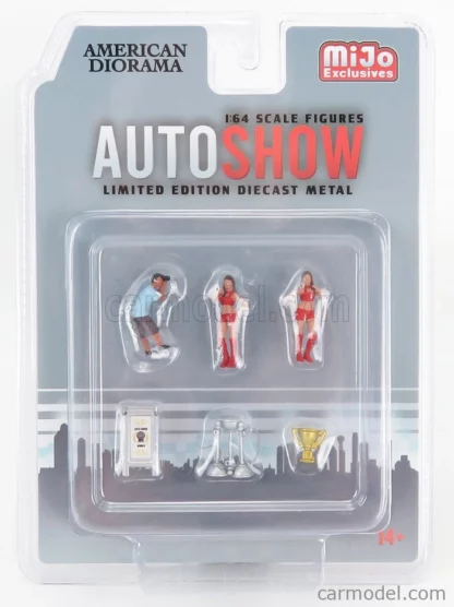 Américan Diorama : Figurines 1/64 : Auto Show (Edition Limitée Par Mijo Exclusives)