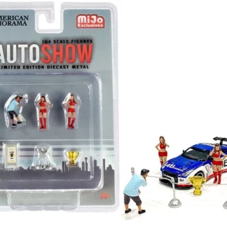 Américan Diorama : Figurines 1/64 : Auto Show (Edition Limitée Par Mijo Exclusives)-détail