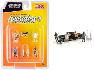 Américan Diorama : Figurines 1/64 : Lowriders 2 (Edition Limitée Par Mijo Exclusives)-détail