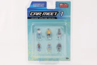 Américan Diorama : Figurines 1/64 : Car Meet 1 (Edition Limitée Par Mijo Exclusives)