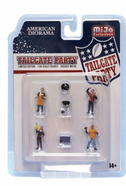 Américan Diorama : Figurines 1/64 : Tailgate Party (Edition Limitée Par Mijo Exclusives)